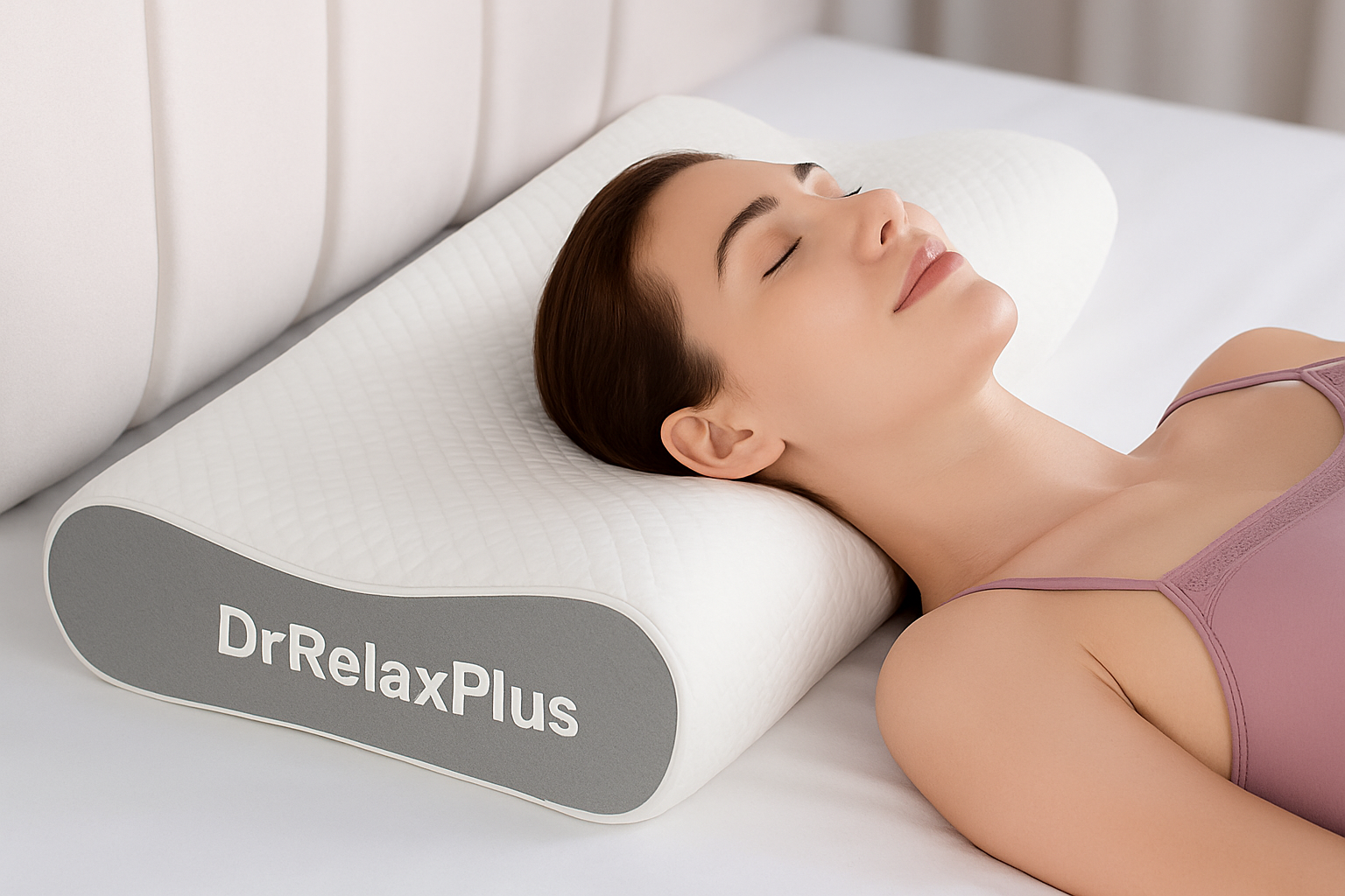 Contour Orthopedic Pillow with Memory Foam for Neck & Shoulder Pain
